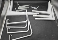 1394389 Wall bracket, 13 pcs, Habo & Bårebo, white metal