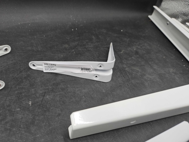 1394389-6 Wall bracket, 13 pcs, Habo & Bårebo, white metal