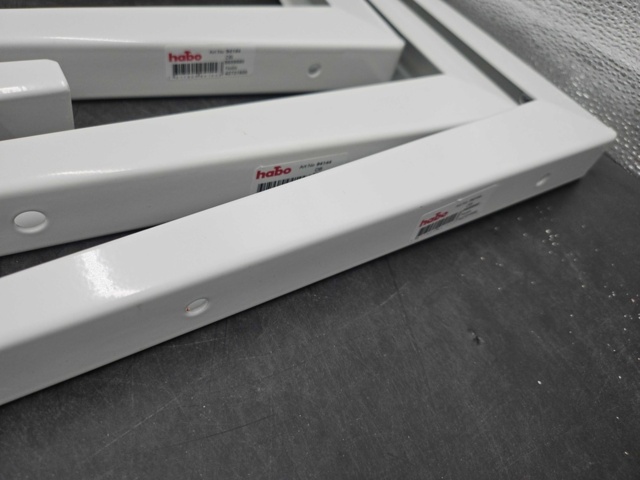 1394389-7 Wall bracket, 13 pcs, Habo & Bårebo, white metal