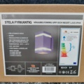 1394678-9 2 st Väggarmaturer Lightab Stela Fyrkantig Upp- och Nedåtljus IP44 Silver