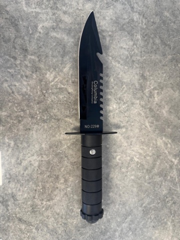 1394935-2 Hunting knife Silent Pike - Black blade - Free shipping