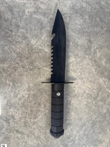 1394935-4 Hunting knife Silent Pike - Black blade - Free shipping