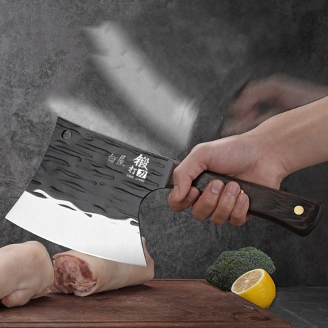 1395172-2 Meat cleaver - Bone splitter in 4Cr13 Stainless Steel - Free shipping