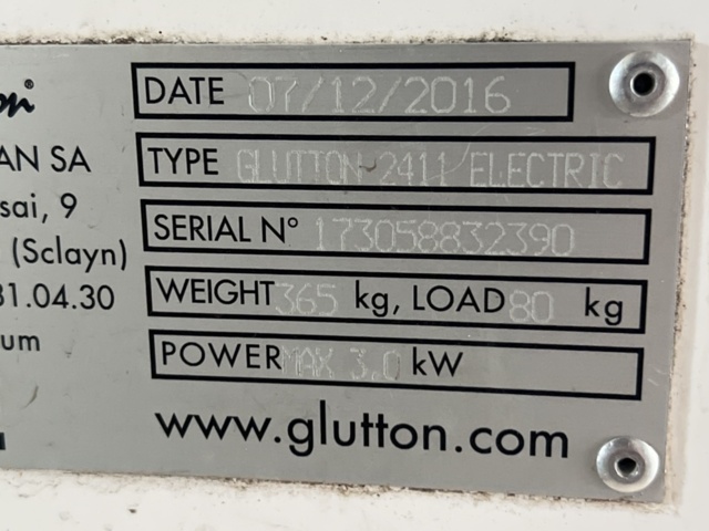 1358029-8 Eldriven fimpsug - Glutton 2411 Electric, -2016