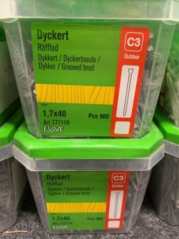 1395267-3 10 st Förpacknignar Dyckert och Slagspik, Essve