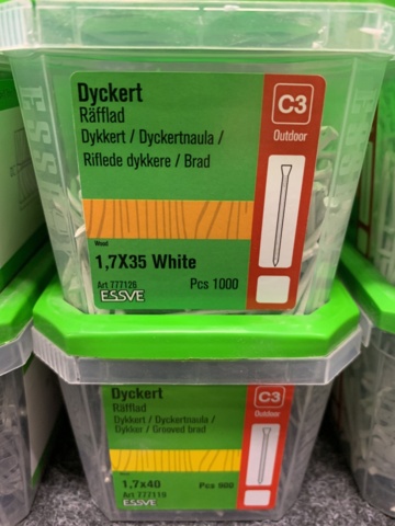 1395267-4 10 st Förpacknignar Dyckert och Slagspik, Essve