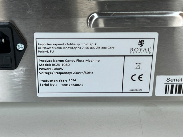 1395241-2 Cotton candy machine