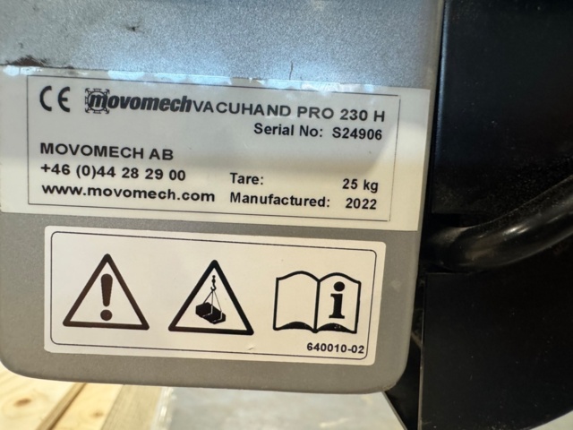 1199516-5 Vacuum lifter Vacuhand Pro230 H