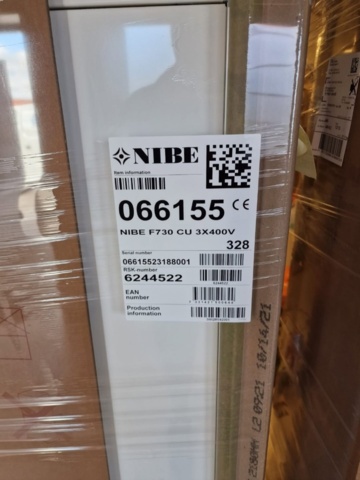 1395851-3 Exhaust air heat pump NIBE F730
