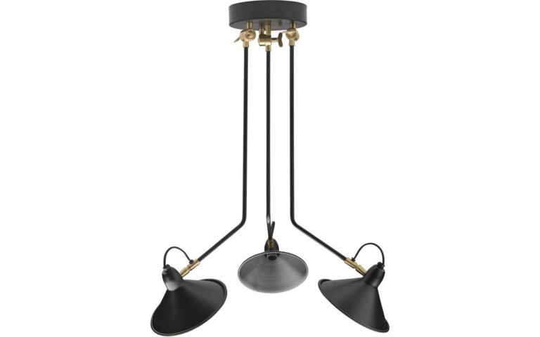 1395957-1 3-Arm Taklampa Melbourne 80cm 2st