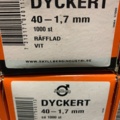 1396117-4 Ca 10.000 st Dyckert 40-1.7 & 60-2.3mm, Skyllberg