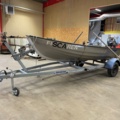 1396181-3 Motorbåt i aluminium med trailer - Linder 440 Fishing
