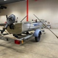 1396181-5 Motorbåt i aluminium med trailer - Linder 440 Fishing