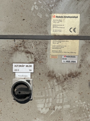 1396499-7 Automationsskåp - Nolato Kristianstad ML08 med Siemens Coros OP25