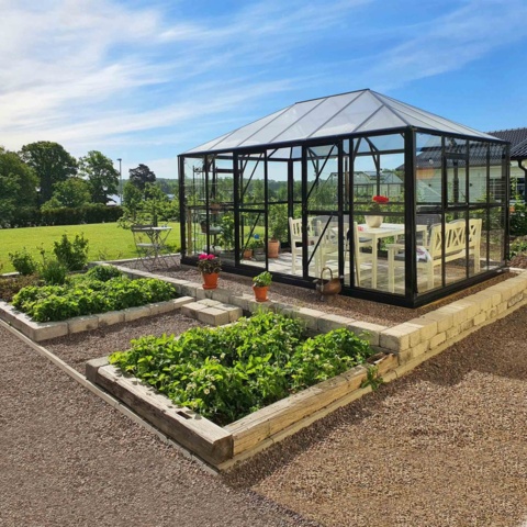 1396200-1 Large premium greenhouse/orangery 12.9m²