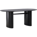 1396213-1 Isolde matbord 180 x 90 cm - Svart