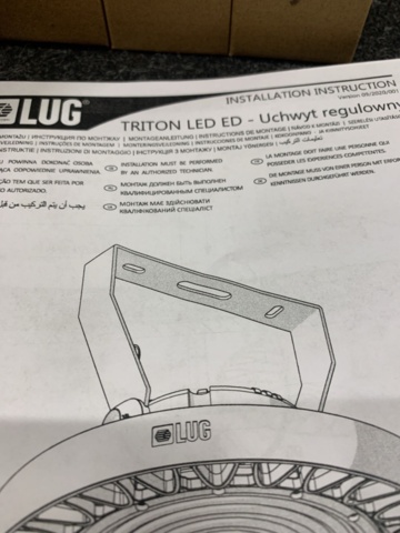 1396612-7 10 st Fästen till industriarmatur Highbay LUG 275