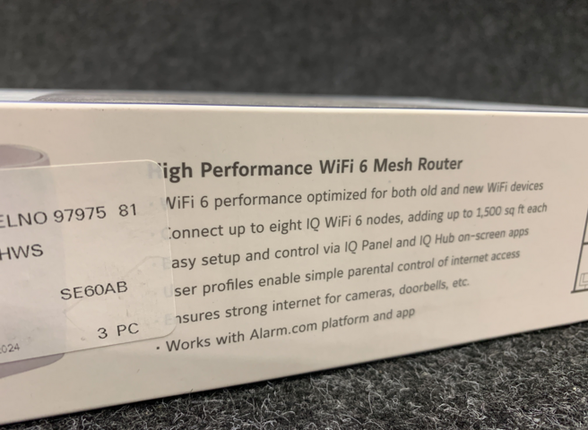 1396614-7 Wi-Fi 6 router / EU plug IQ, Johnson Controls