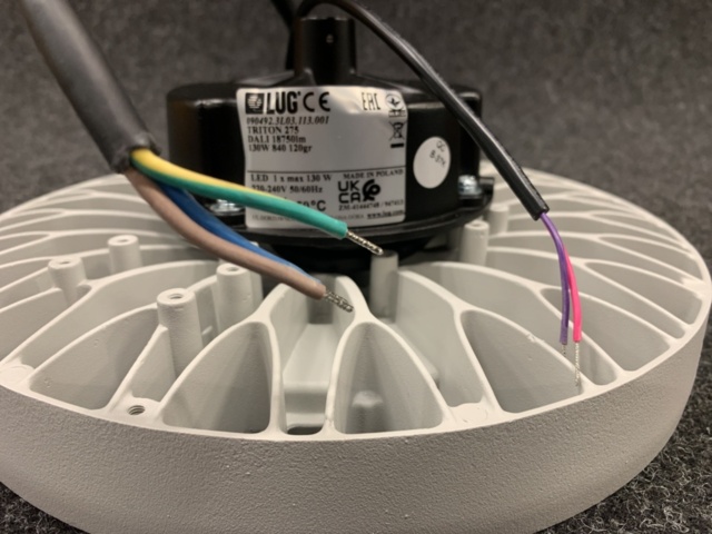 1396809-11 Industriarmatur Highbay LUG 275 LED DALI 18750LM 130W 840 120°