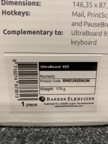 1396912-4 3 st UltraBoard 955 V2 nummerdel