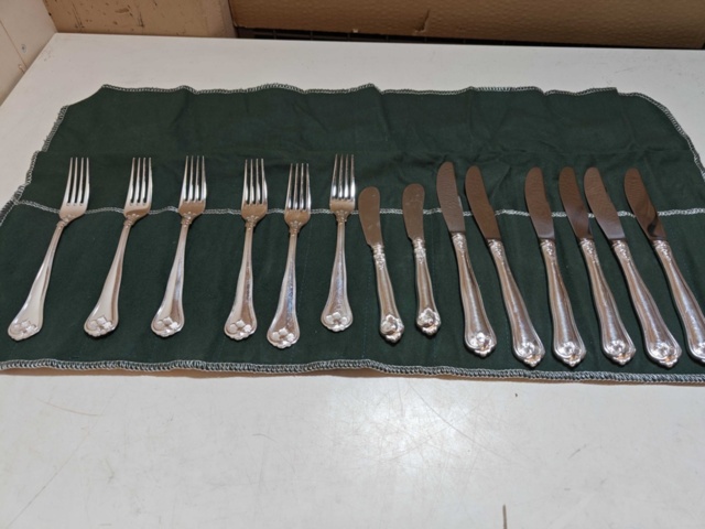 1130243-1 Silverbestick 14 delar Cohr of Denmark