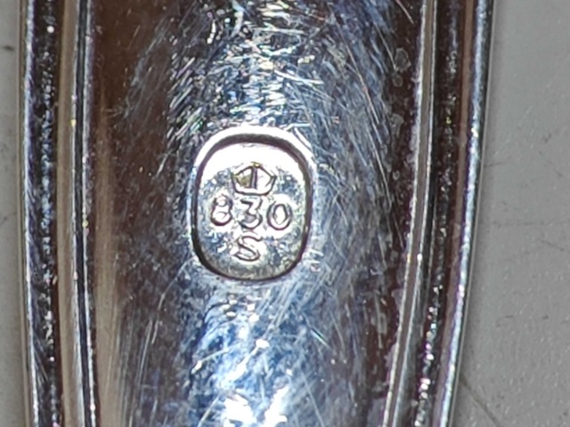 1130243-3 Silverbestick 14 delar Cohr of Denmark