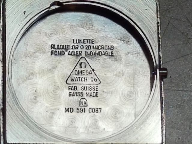 1130244-6 Guldpläterat armbandsur Omega De Ville Quartz