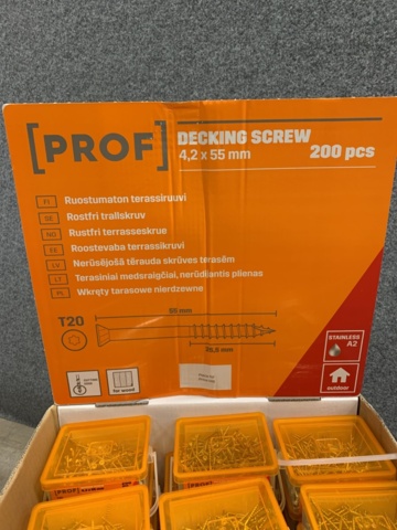 1398579-3 24000 st Trallskruv 4,2x55mm, Prof