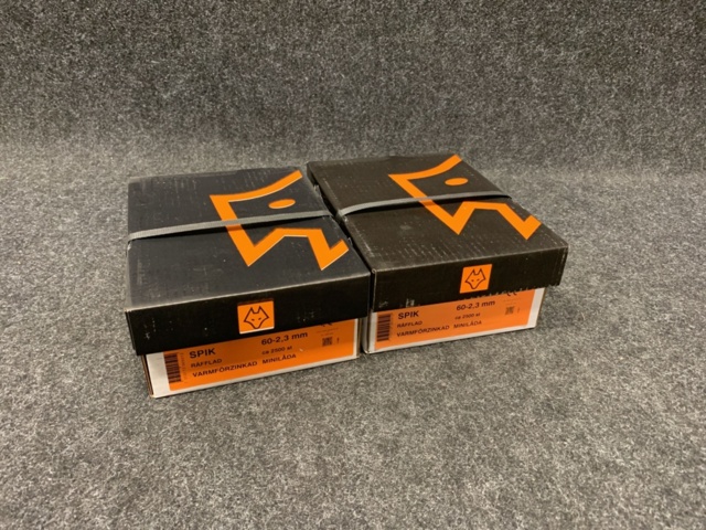 1396501-1 2 st förpackningar Räfflad spik 2,3x60mm, Skyllberg