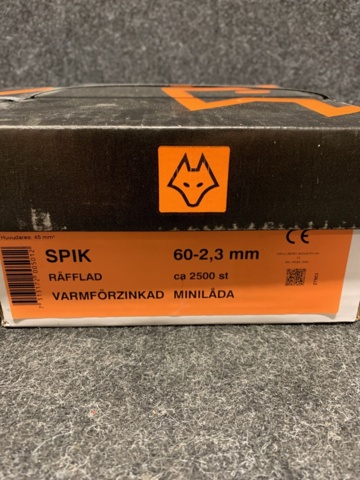 1396501-3 2 st förpackningar Räfflad spik 2,3x60mm, Skyllberg