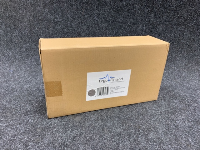 1396839-2 Monitorarm enkel med gaskolv (Grå)