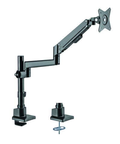 1396980-2 Monitor arm single gas elite (black)