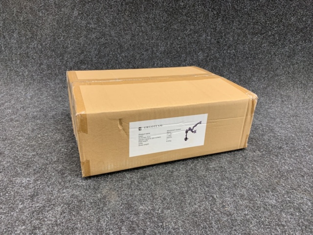 1397055-3 Monitorarm dubbel gas elit (svart)