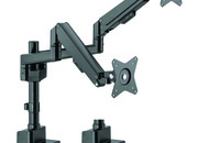 1397073 Monitor arm double gas elite (black)