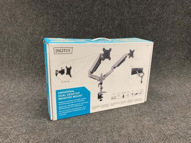 1397095-1 Monitorarm Dubbel