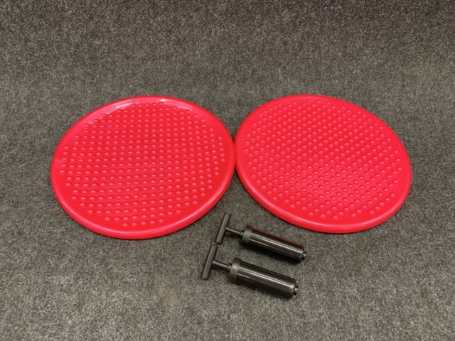 1397156-1 2 st Luftkudde med pump orange