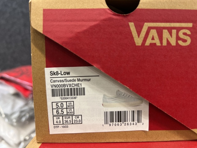 1398705-3 Skor Vans Sk8-Low, Strl 36,5