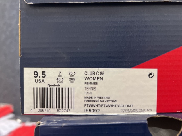 1398710-3 Skor dam Reebok Club C 85, Strl 40,5