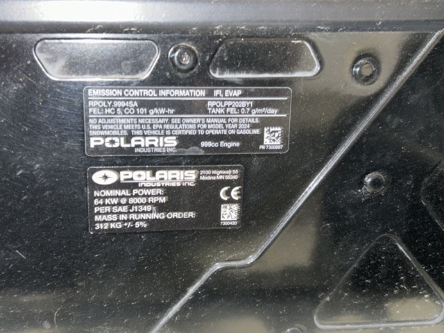 1377901-13 Snöskoter Polaris Nordic Pro S4 146 7S -2024 (1121km)