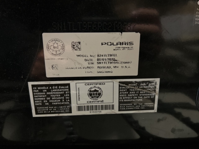 1377901-14 Snöskoter Polaris Nordic Pro S4 146 7S -2024 (1121km)