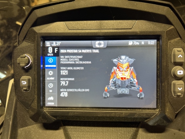 1377901-23 Snöskoter Polaris Nordic Pro S4 146 7S -2024 (1121km)