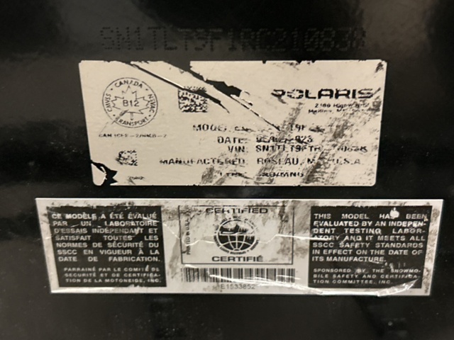 1377903-9 Snöskoter Polaris Nordic Pro S4 146 7S -2024 (733km)