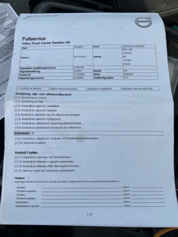 1338352-40 Lastbil Volvo FM9 4X2 Manuell, -2006