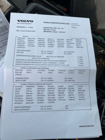 1338352-47 Lastbil Volvo FM9 4X2 Manuell, -2006