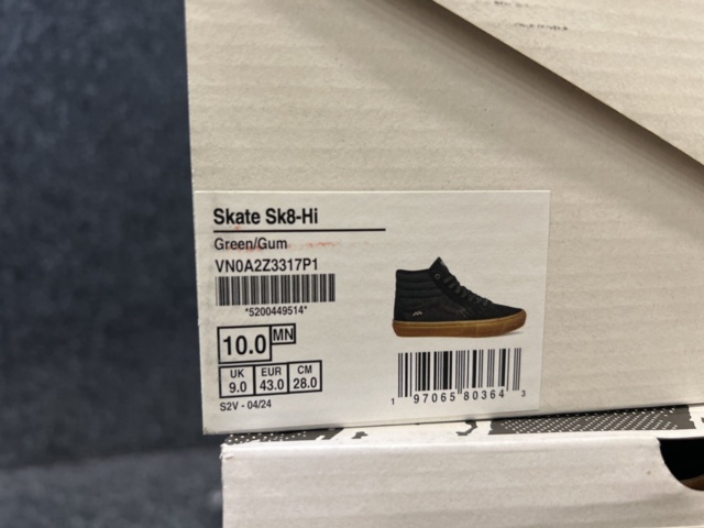 1400016-3 Skor Vans Skate Sk8-Hi, Strl 43