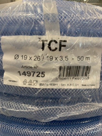 1399298-3 Compressed air hose / PVC hose ⌀19, 50m