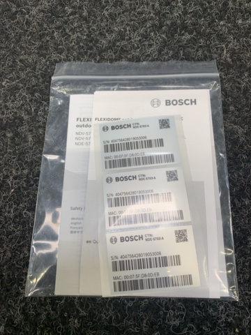 1400195-6 Övervakningskamera Bosch FLEXIDOME 5100i