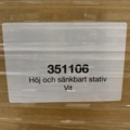 1400414-3 4 st Höj- och sänkbara bordsstativ