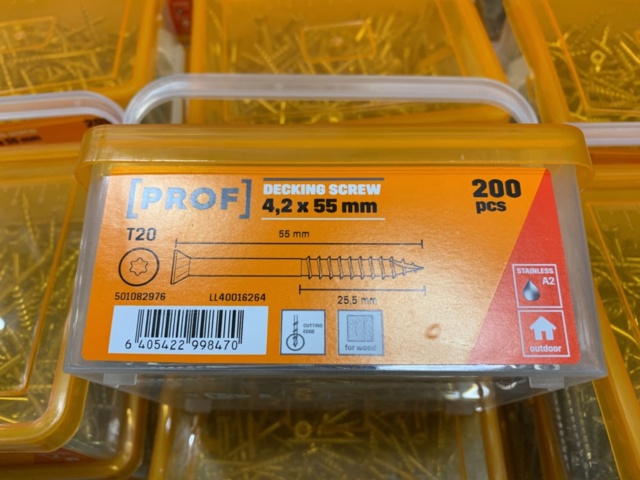 1401532-5 24000 st Trallskruv 4,2x55mm, Prof