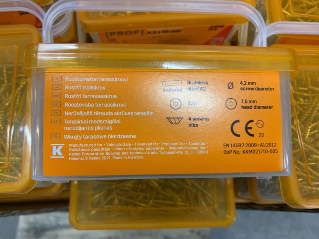 1401532-6 24000 st Trallskruv 4,2x55mm, Prof